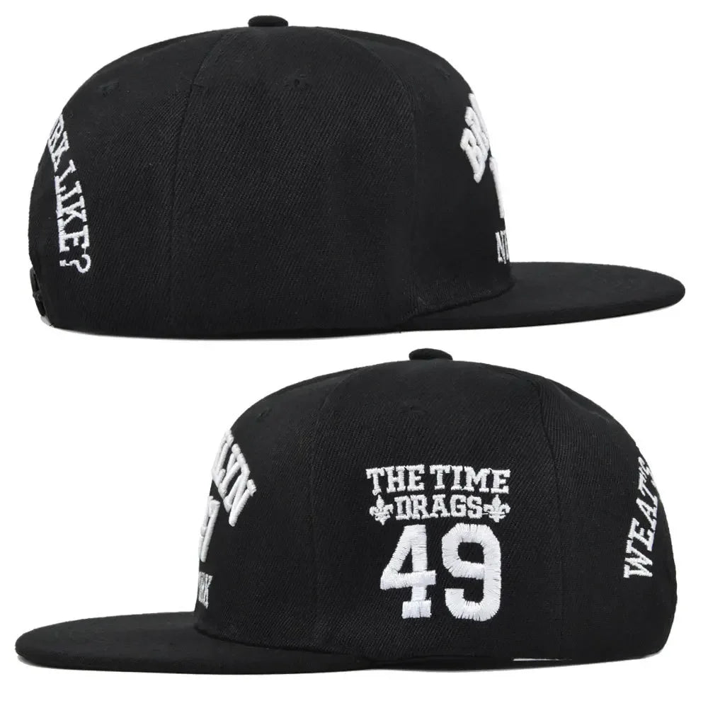 1947 Brooklyn Embroidery Snapback Hat High Quality Baseball Cap Men's Versatile Pattern Casual Adjustable Hip Hop Sports Hat